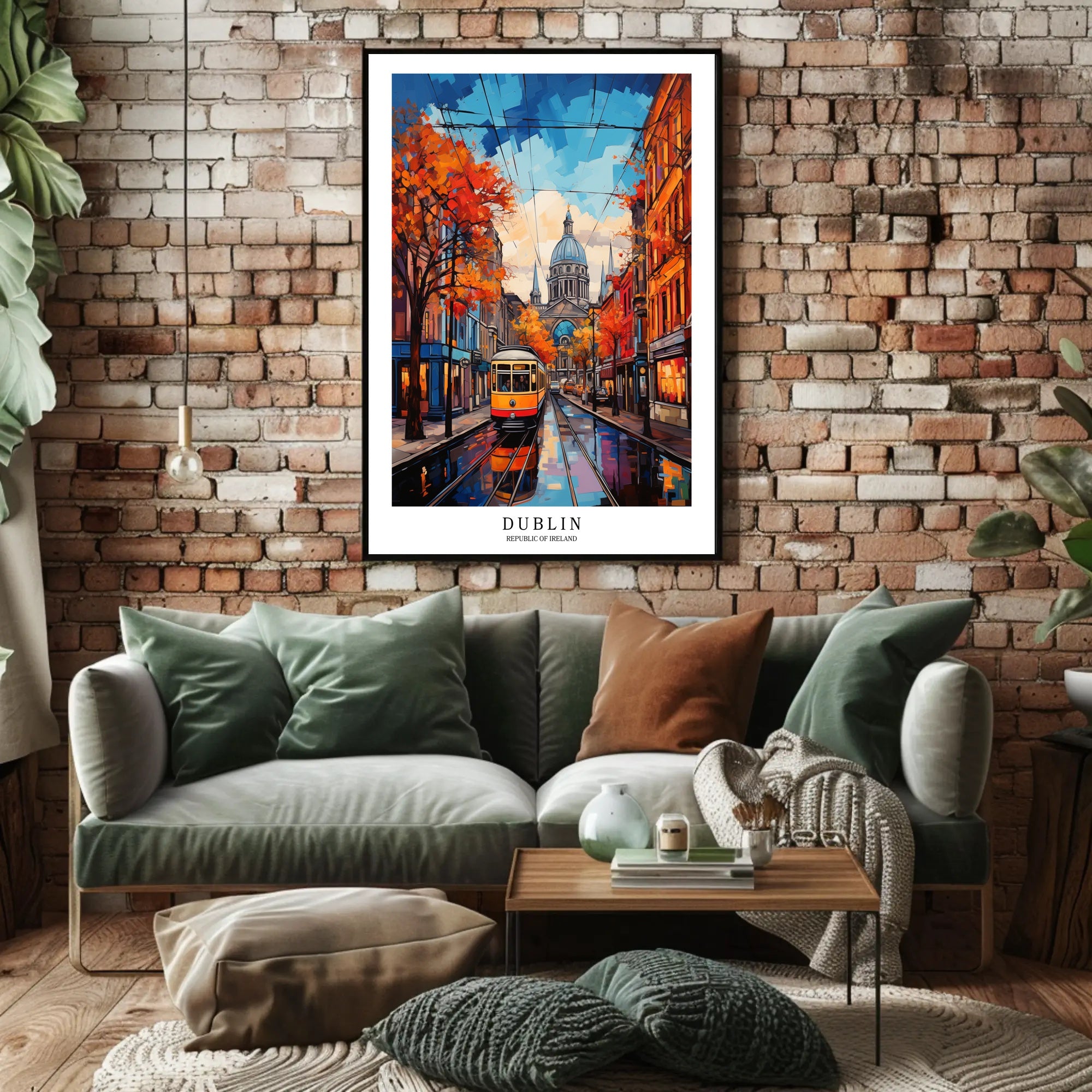 Dublin Autumn Vibrance: Urban or Cityscape Poster PosterGoat