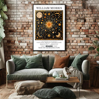 William Morris Cotton Prints Exhibition Poster