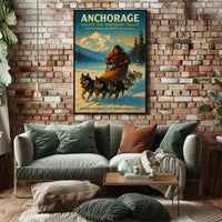 Racing the Northern Trails Poster