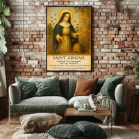 Saint Abigail Patron of Beekeepers Poster PosterGoat