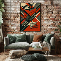 Ohio Birthplace of Aviation and Presidents Poster