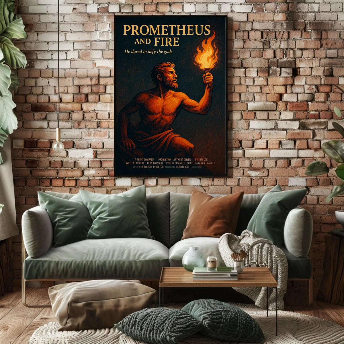 Prometheus and Fire Poster