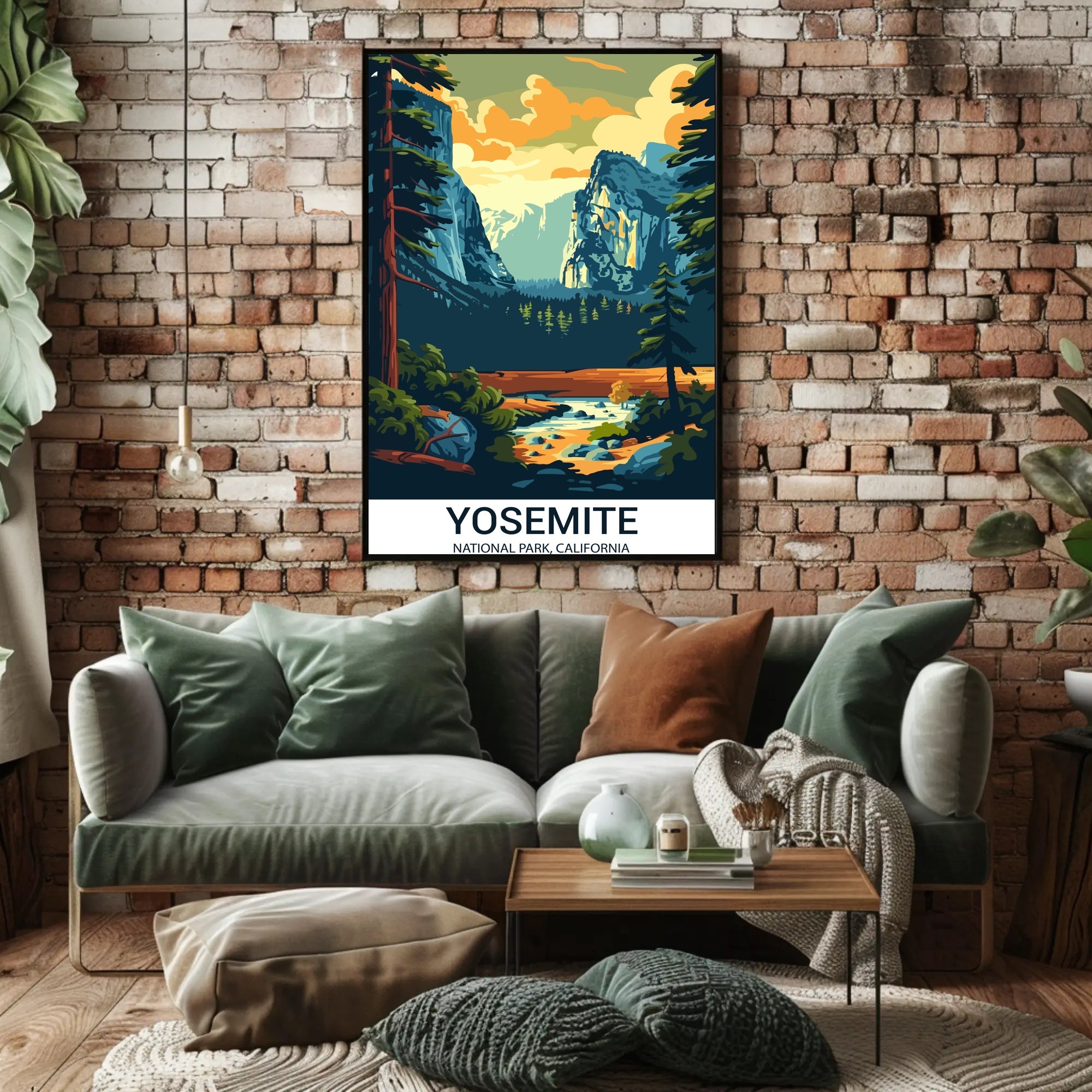 Yosemite's Majestic View National Park Poster