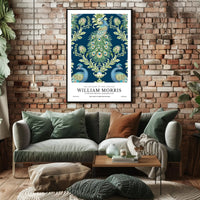 William Morris Cotton Prints Exhibition Poster
