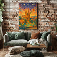 Barcelona Artistry in the Heart of Catalonia Poster