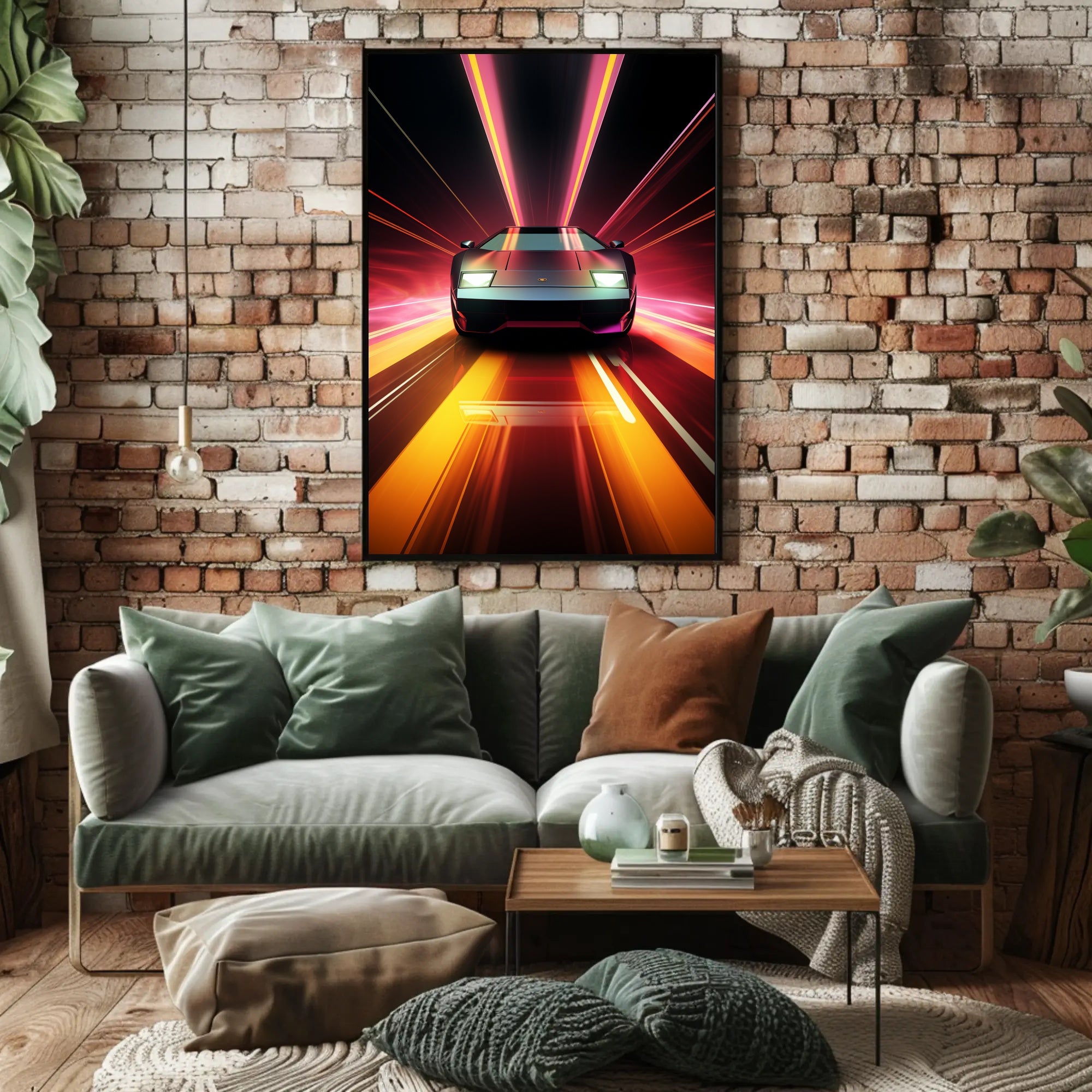 Futuristic Speed Poster PosterGoat