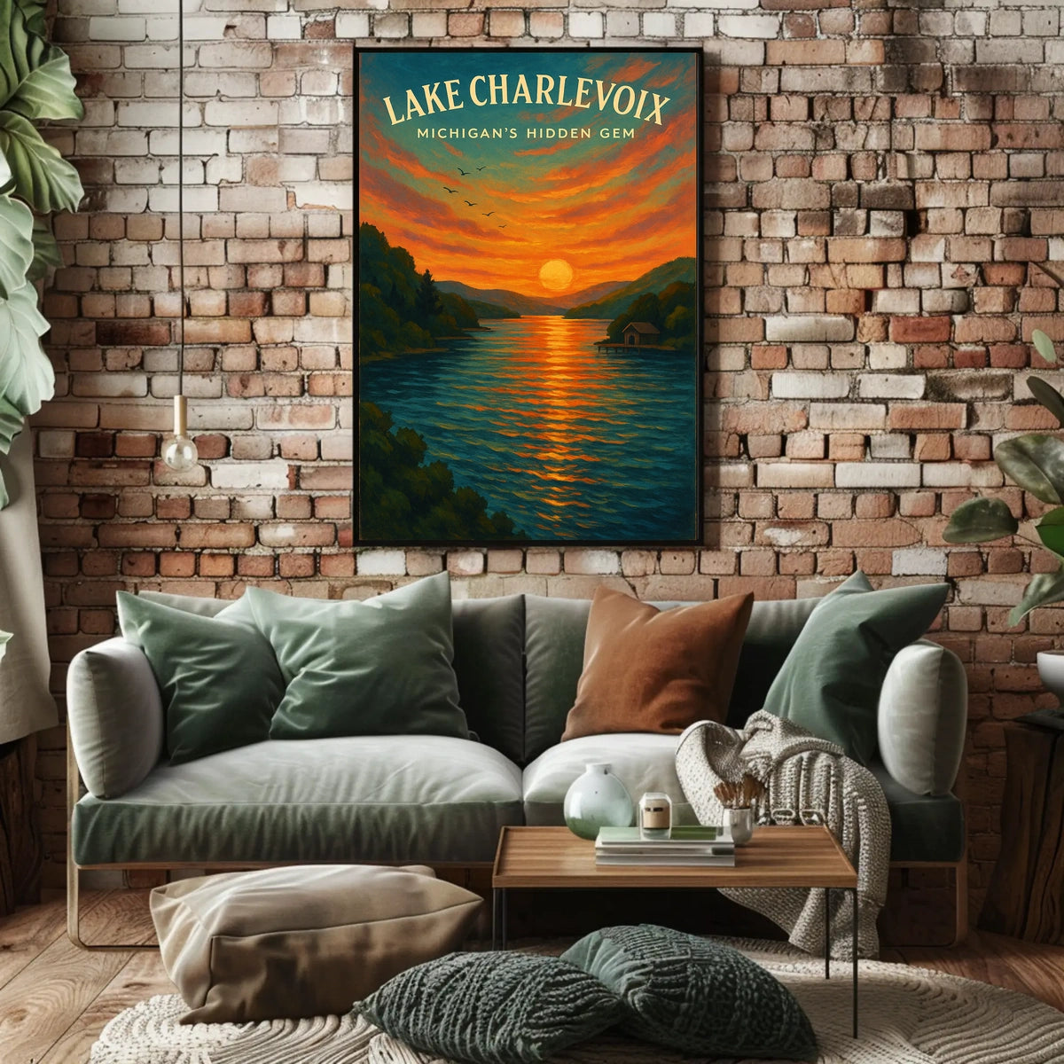 Lake Charlevoix MichiganS Hidden Gem Poster
