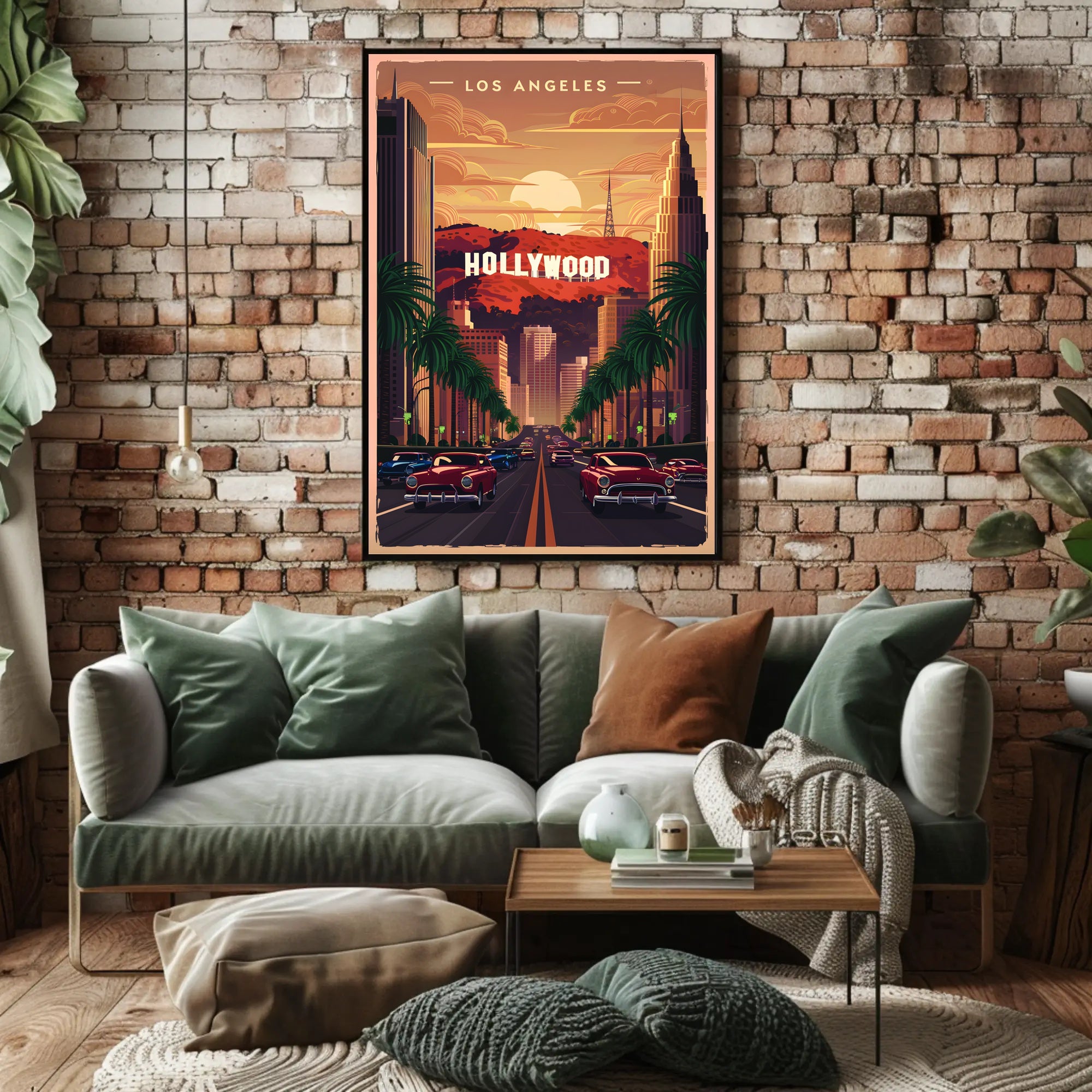 Retro Los Angeles Vibes Poster