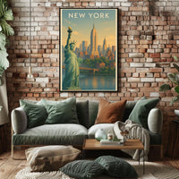 Iconic New York Vintage Poster For Home Decor Lovers
