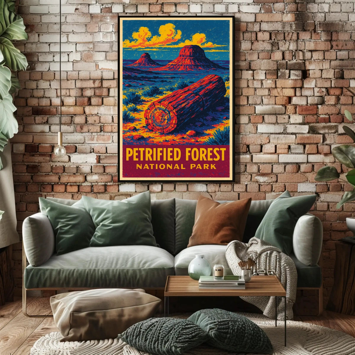 Petrified Forest Vintage Adventure Poster