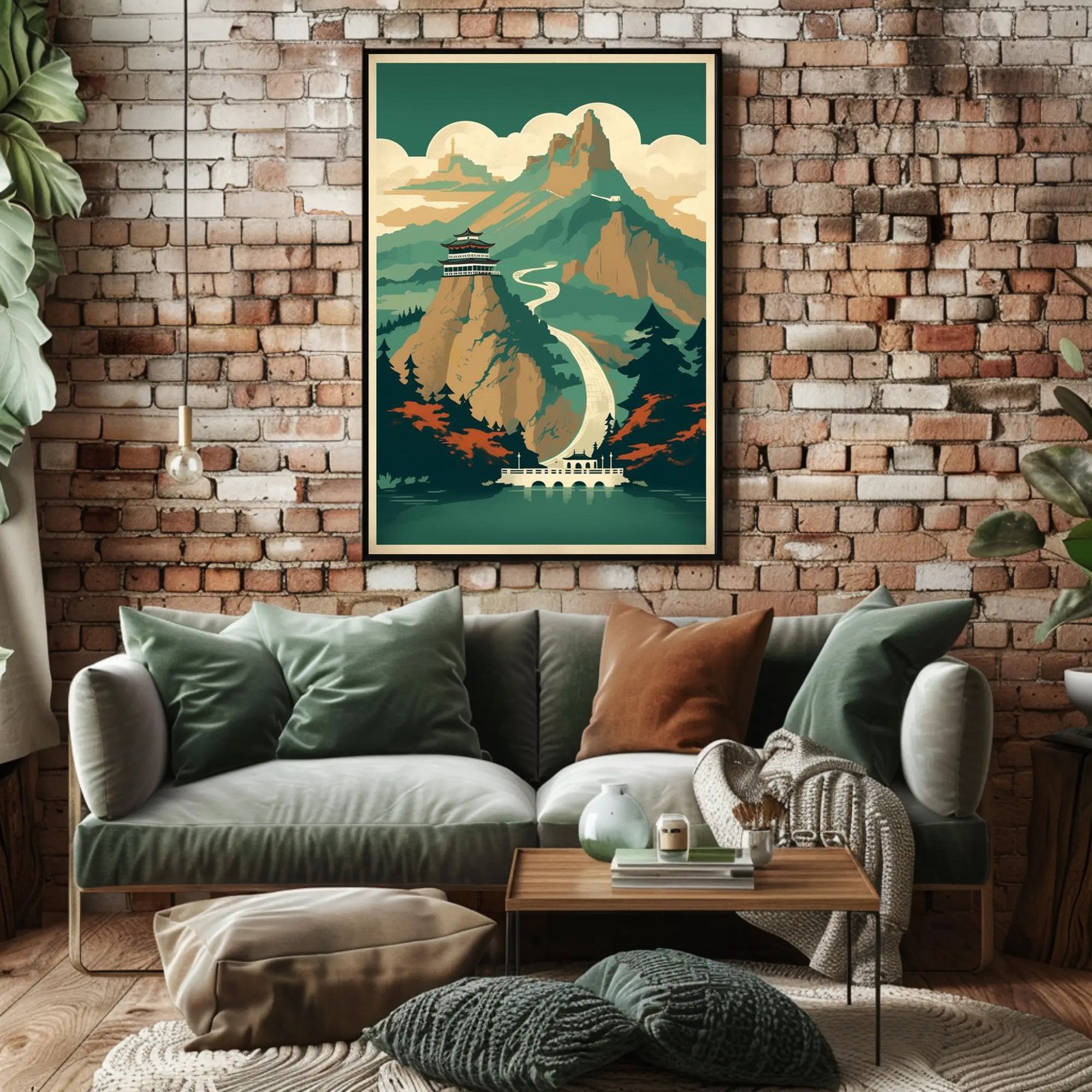 Tranquil Mountain Retreat Poster