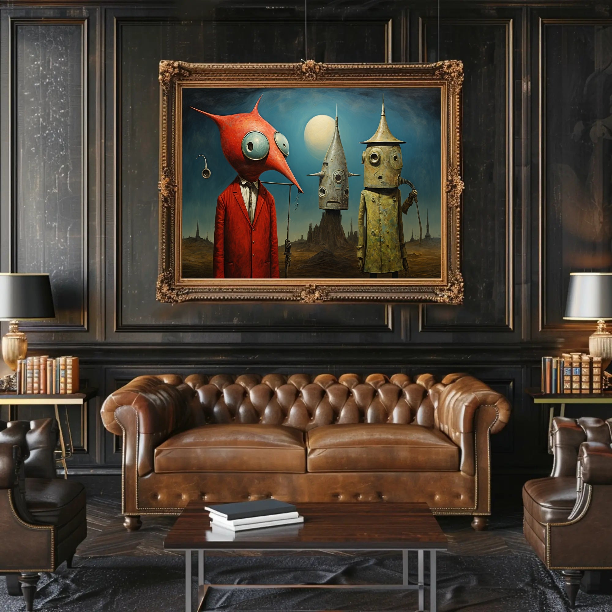 Surreal Extraterrestrial Art: Fantasy or Mythology Poster