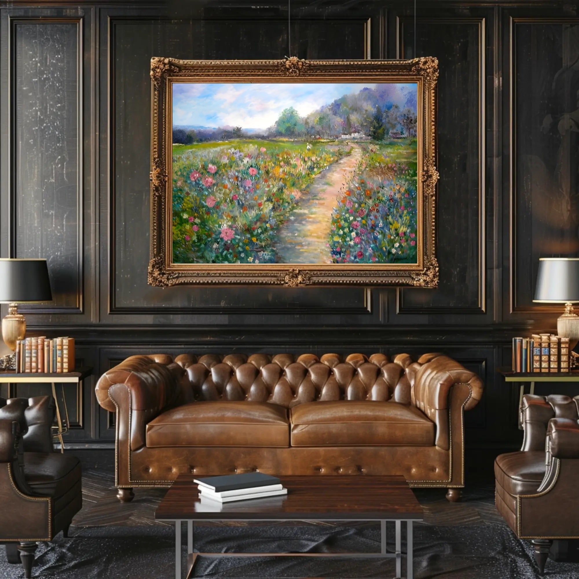 Serene Garden Pathway Poster