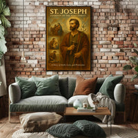 St. Joseph Guardian of the Holy Family Poster PosterGoat