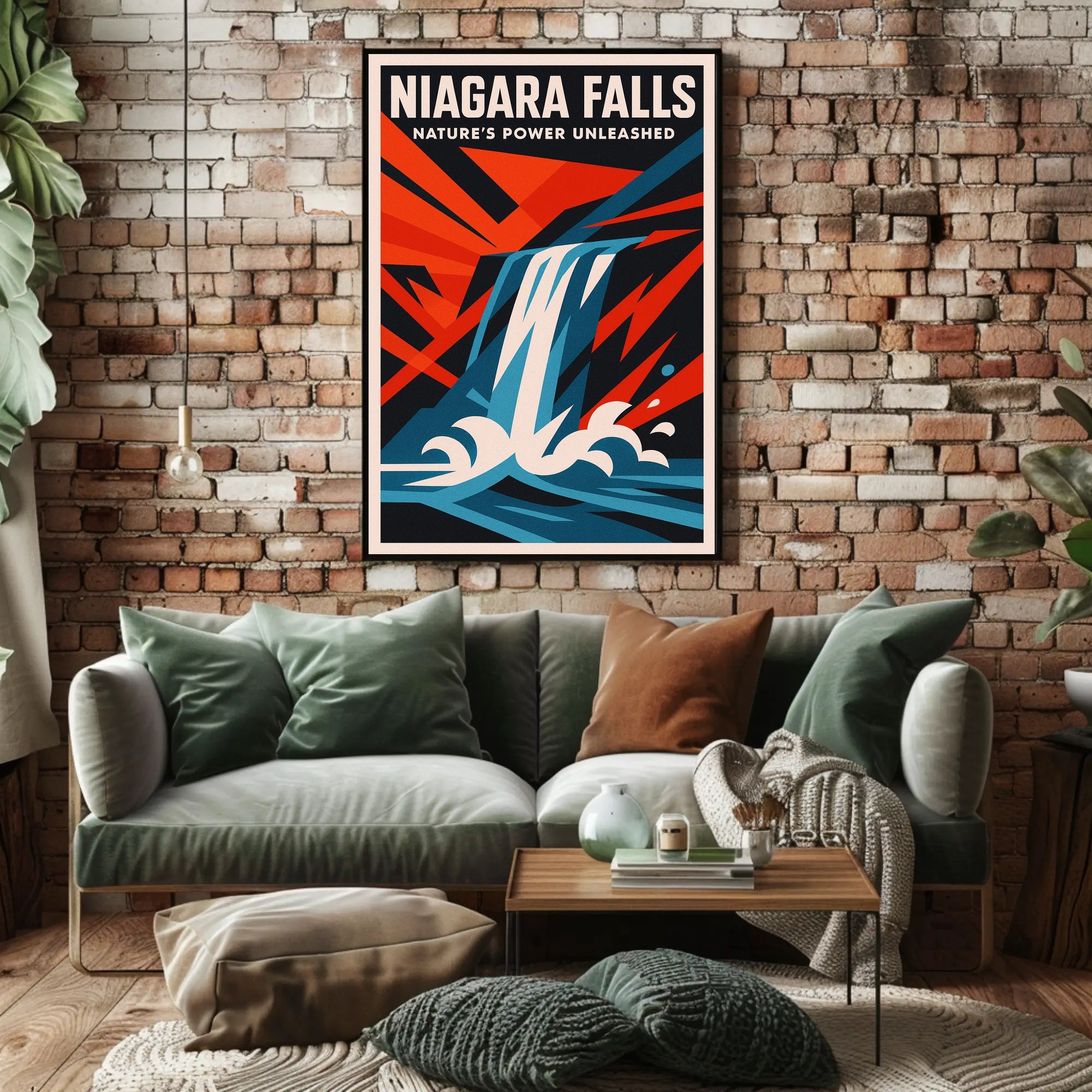 Niagara Falls Nature's Power Unleashed Poster PosterGoat