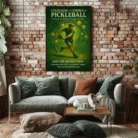 Unlocking the Energy of Pickleball Poster