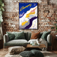Champéry Adventure Vintage Travel Art Poster PosterGoat