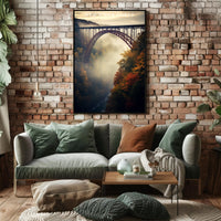 New River Gorge Bridge Autumn Poster Wall Art