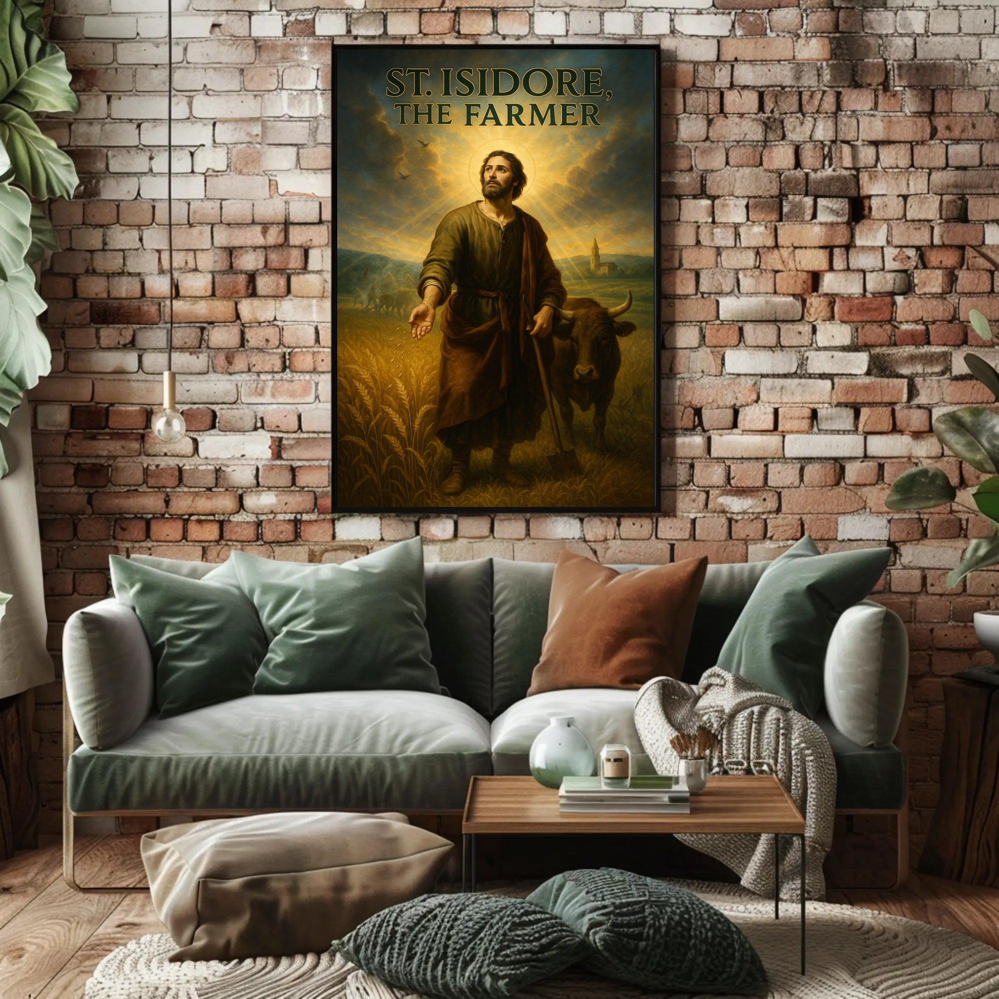 St. Isidore, the Farmer Poster PosterGoat