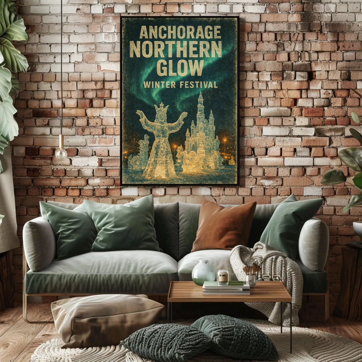 Anchorage Northern Glow Winter Festival Poster