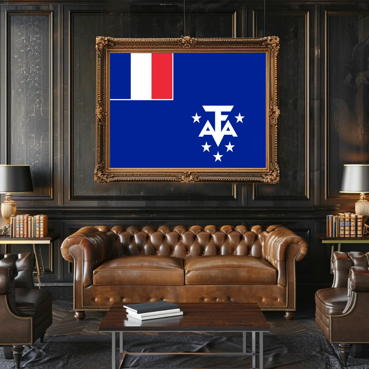 French Southern Territories Flag Poster