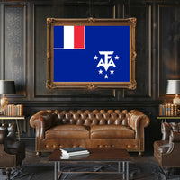French Southern Territories Flag Poster