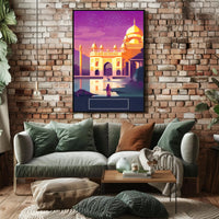 Tranquil Evening at the Palace Poster