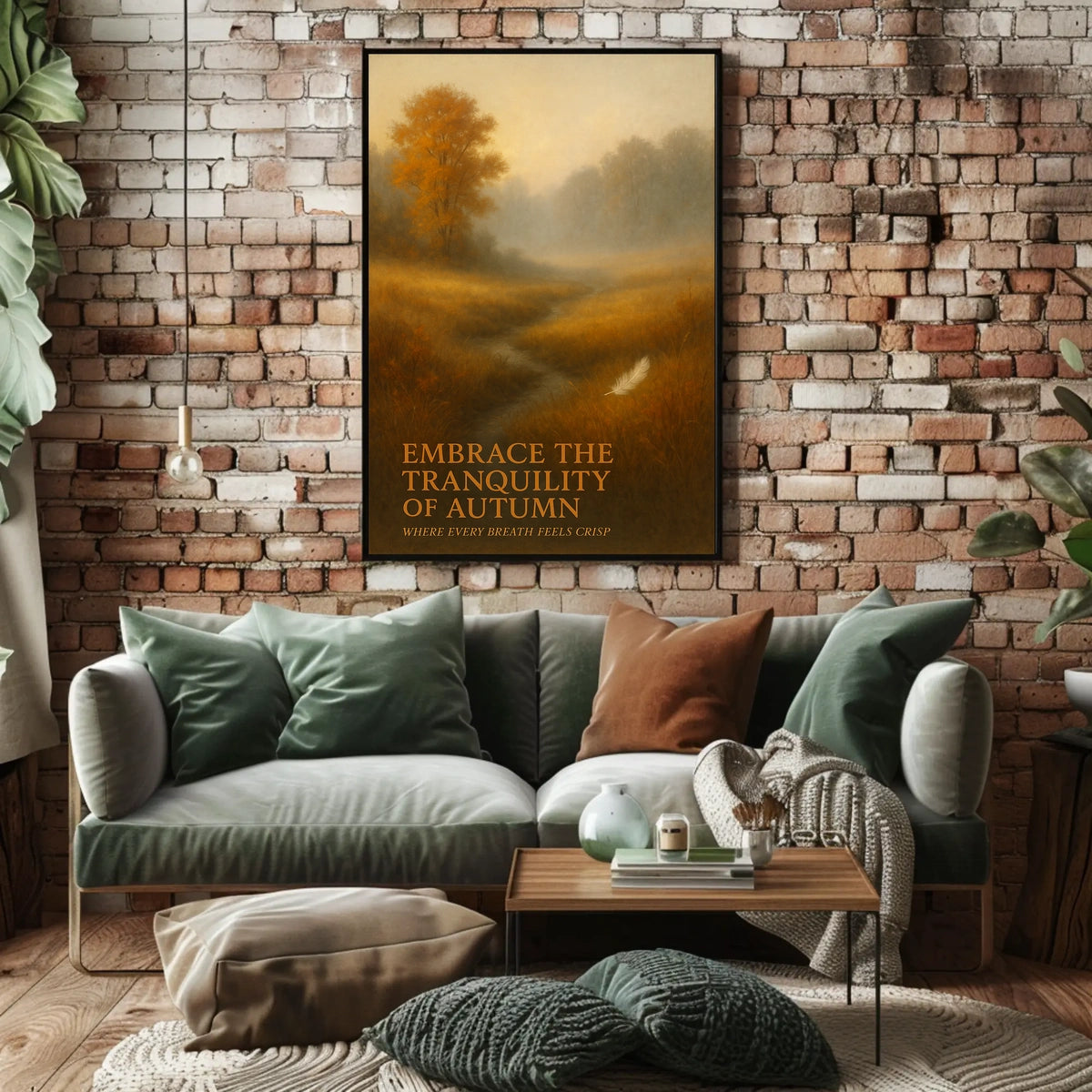 Embrace the Tranquility of Autumn Poster