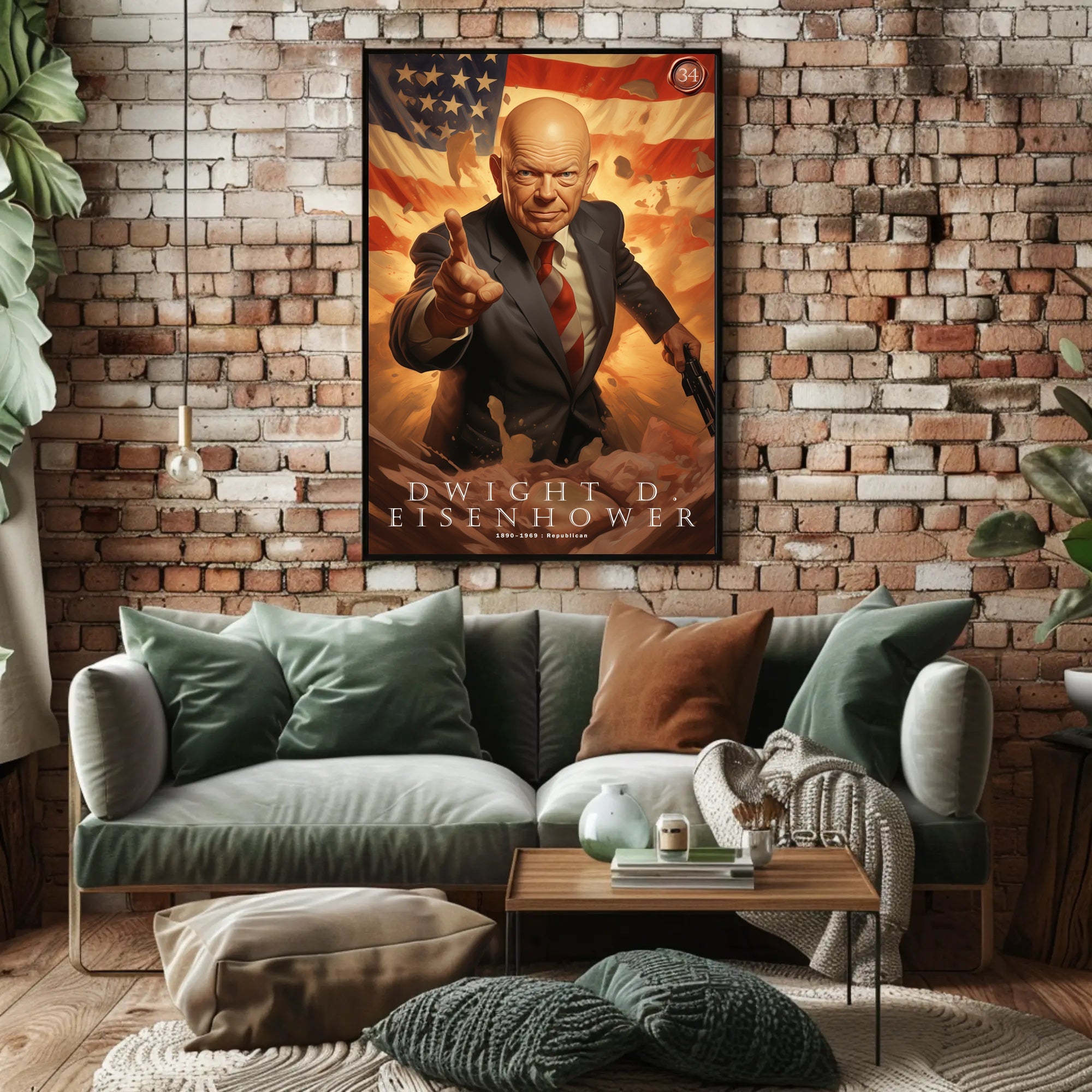 Dwight D. Eisenhower: A Republican Legacy Poster