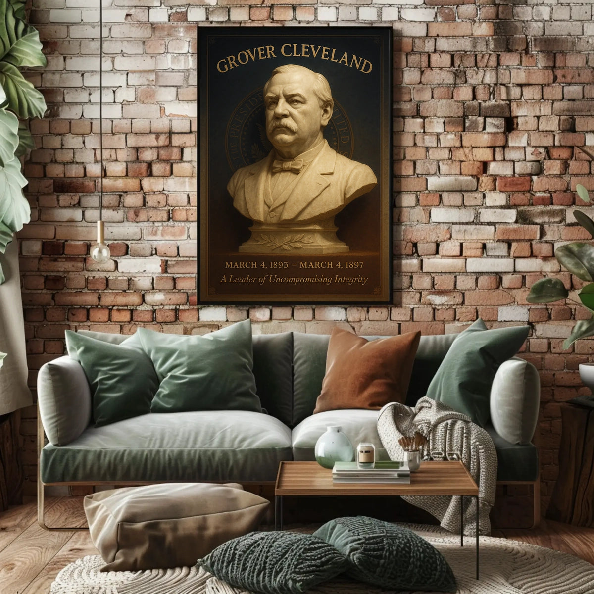 Grover Cleveland A Leader of Uncompromising Integrity Poster