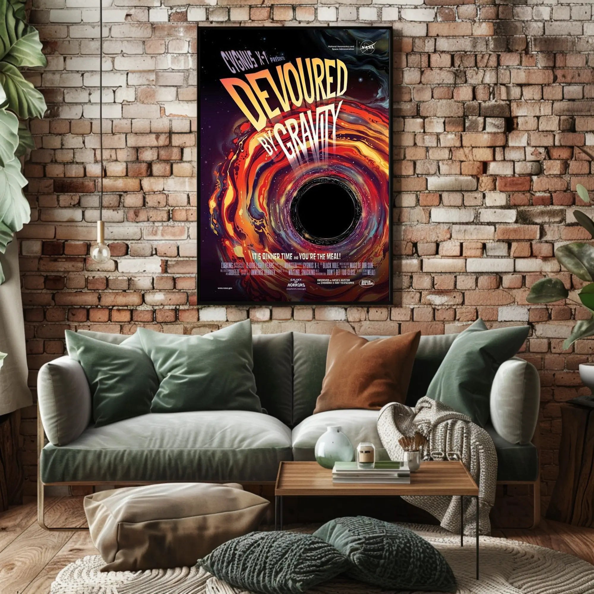Devoured by Gravity Poster PosterGoat