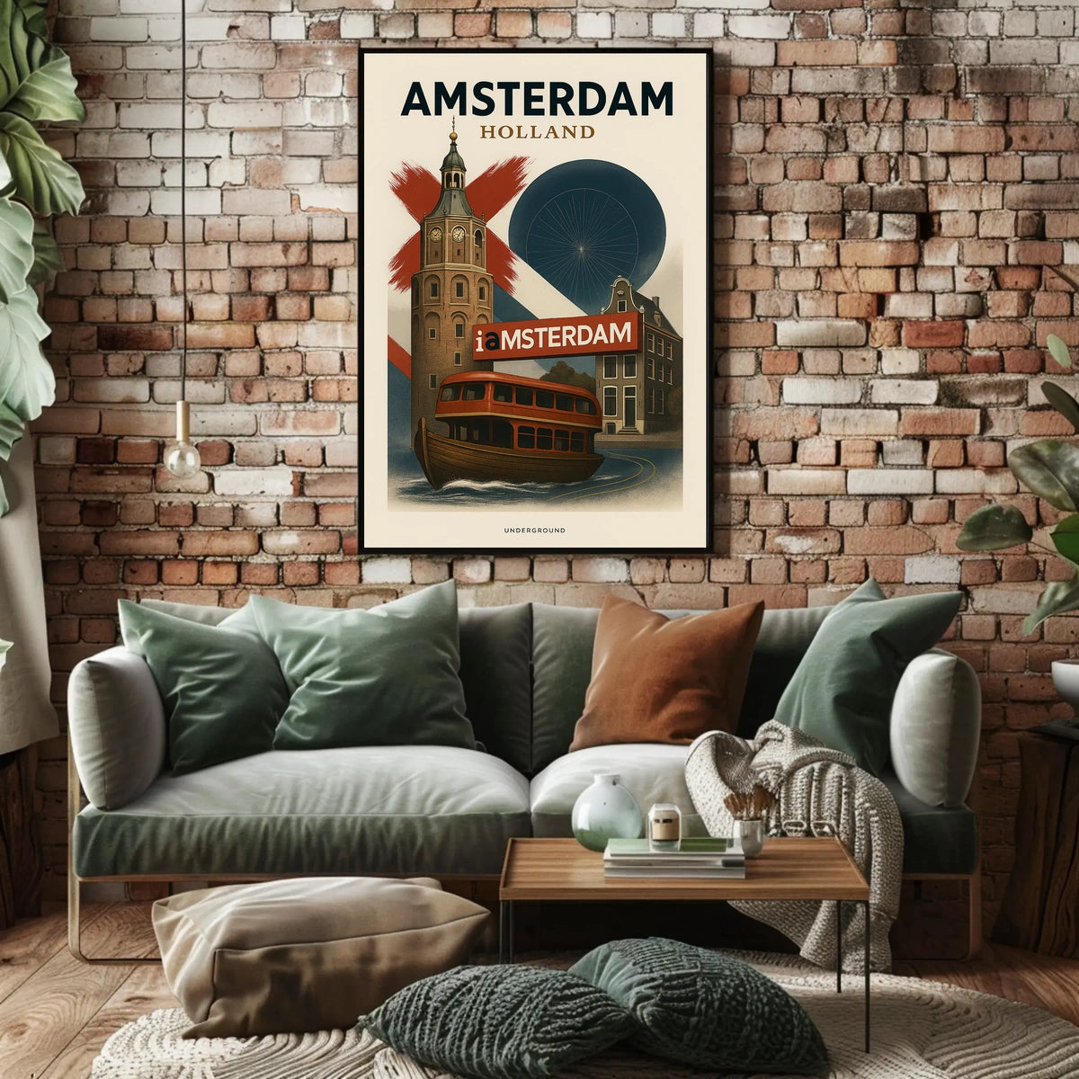 Amsterdam Underground Poster
