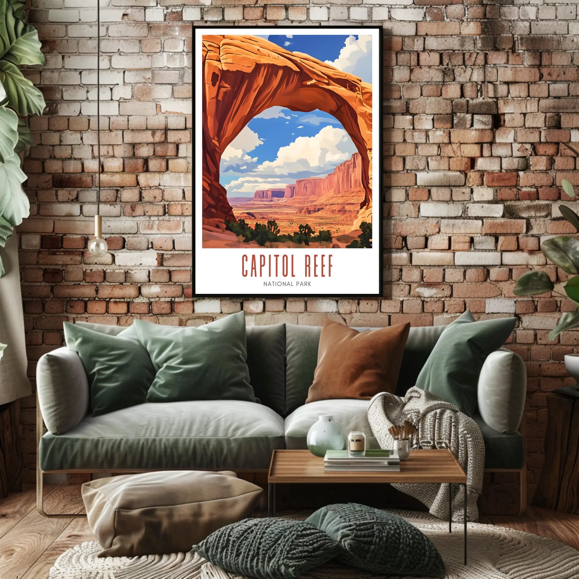 Capitol Reef National Park Vintage Poster