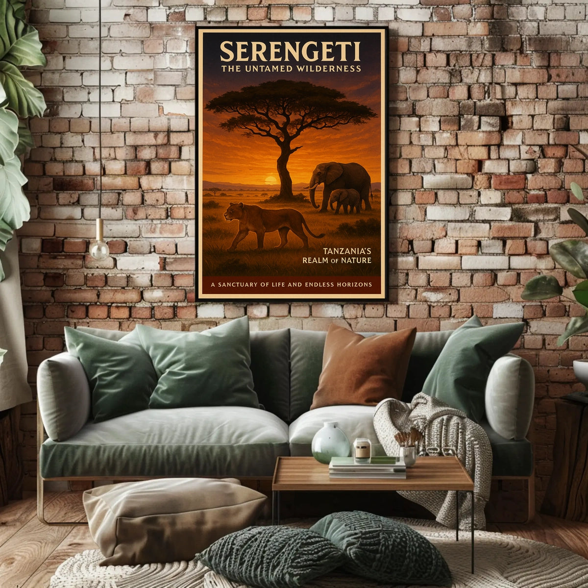 Serengeti The Untamed Wilderness Poster