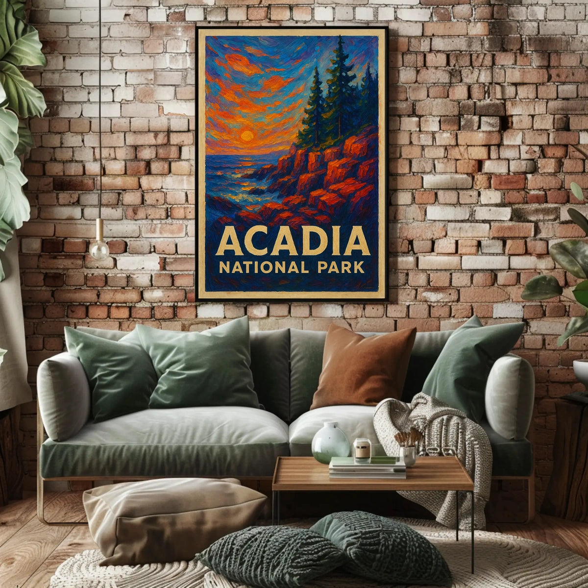 Acadia National Park Scenic Wanderlust Poster