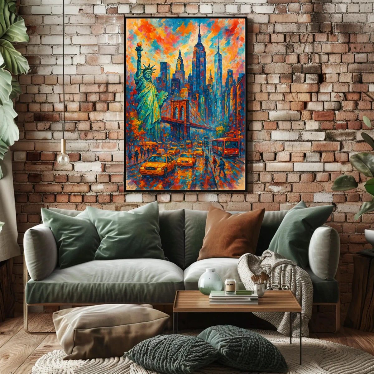 Vibrant Cityscape New York in Colors