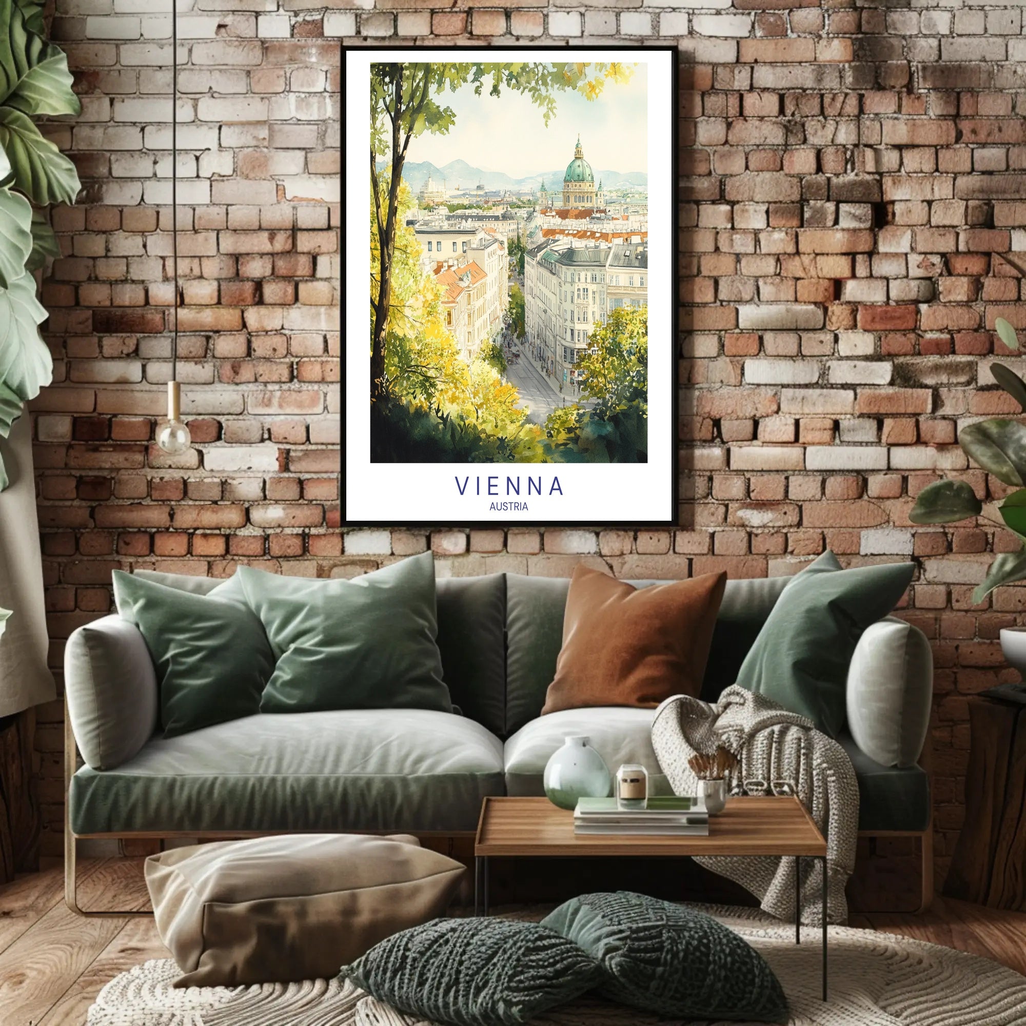 Scenic View of Vienna Poster PosterGoat
