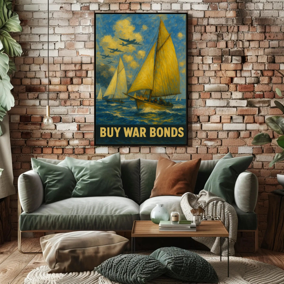 Buy War Bonds A Patriotic Call Poster