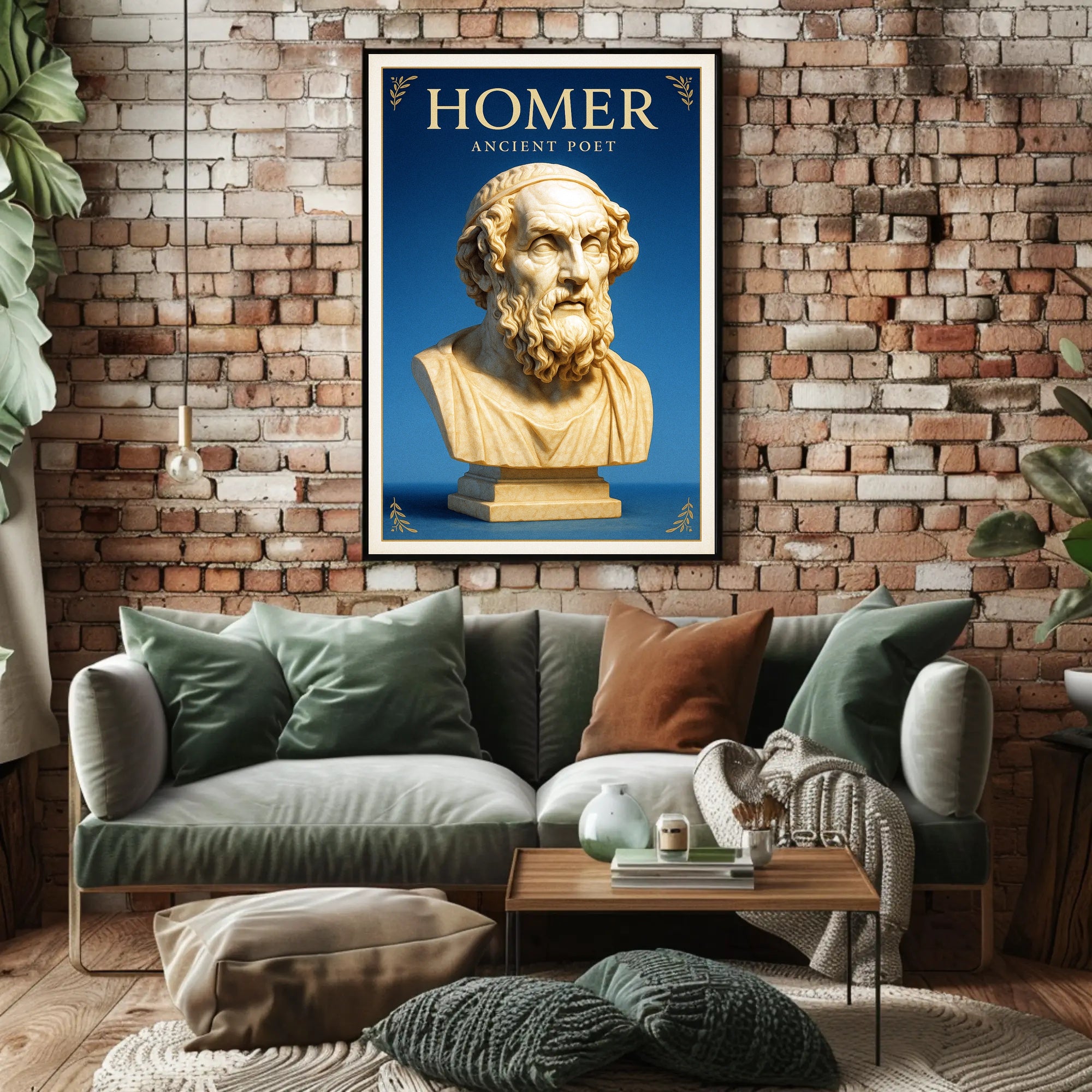 Homer Ancient Poet Poster PosterGoat