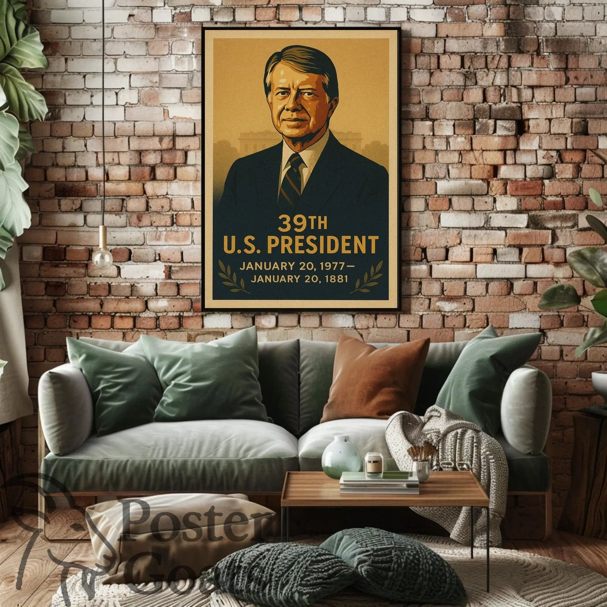 Vintage U.S. President Historical or Presidential Poster