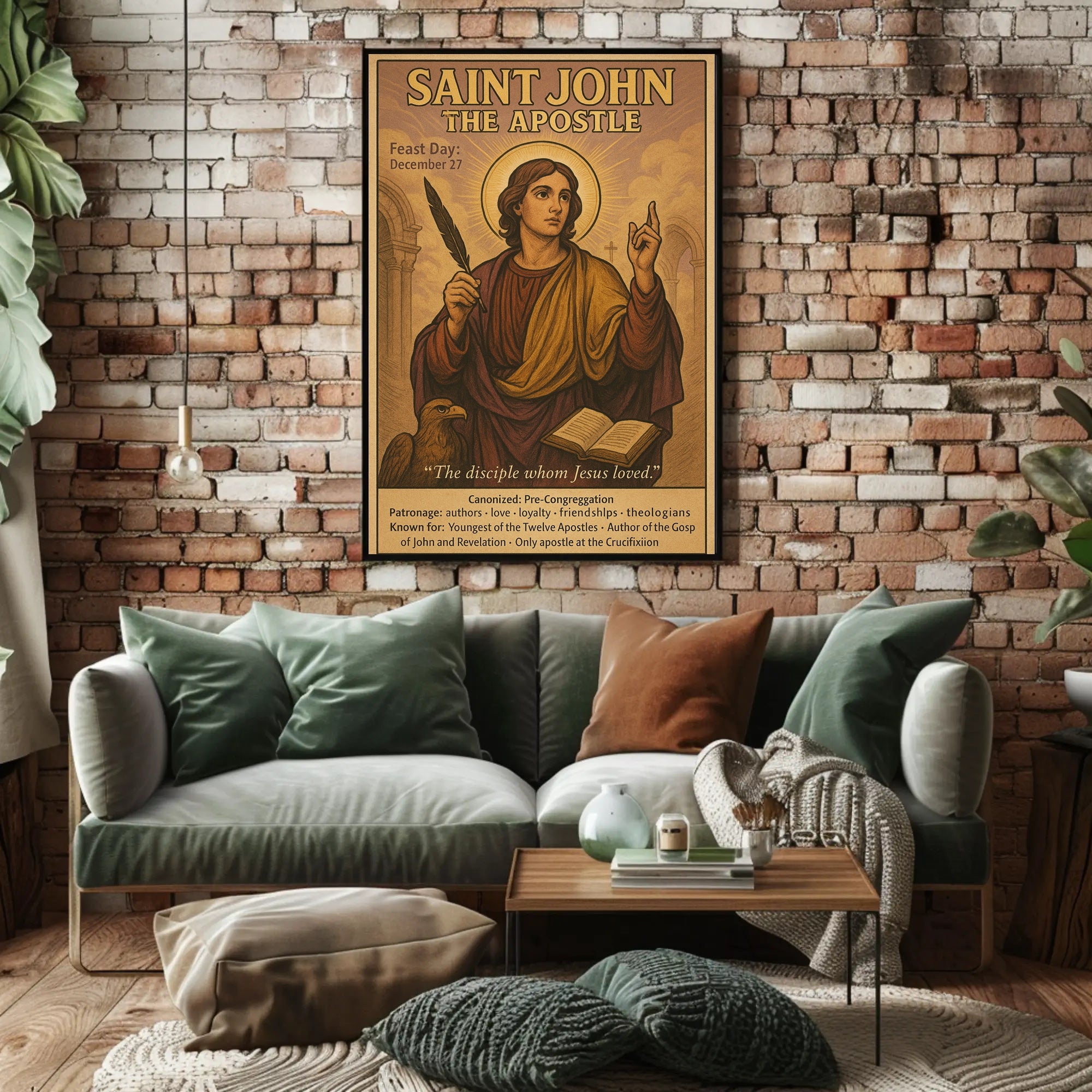 Saint John the Apostle Poster PosterGoat