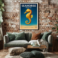 Seahorse Marine Life Poster PosterGoat