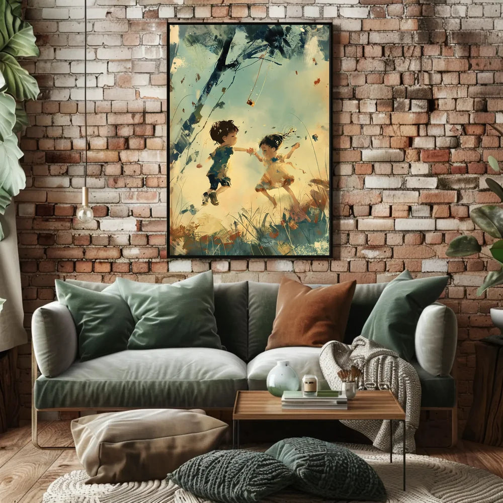 Vintage Art Deco Travel Destination Poster