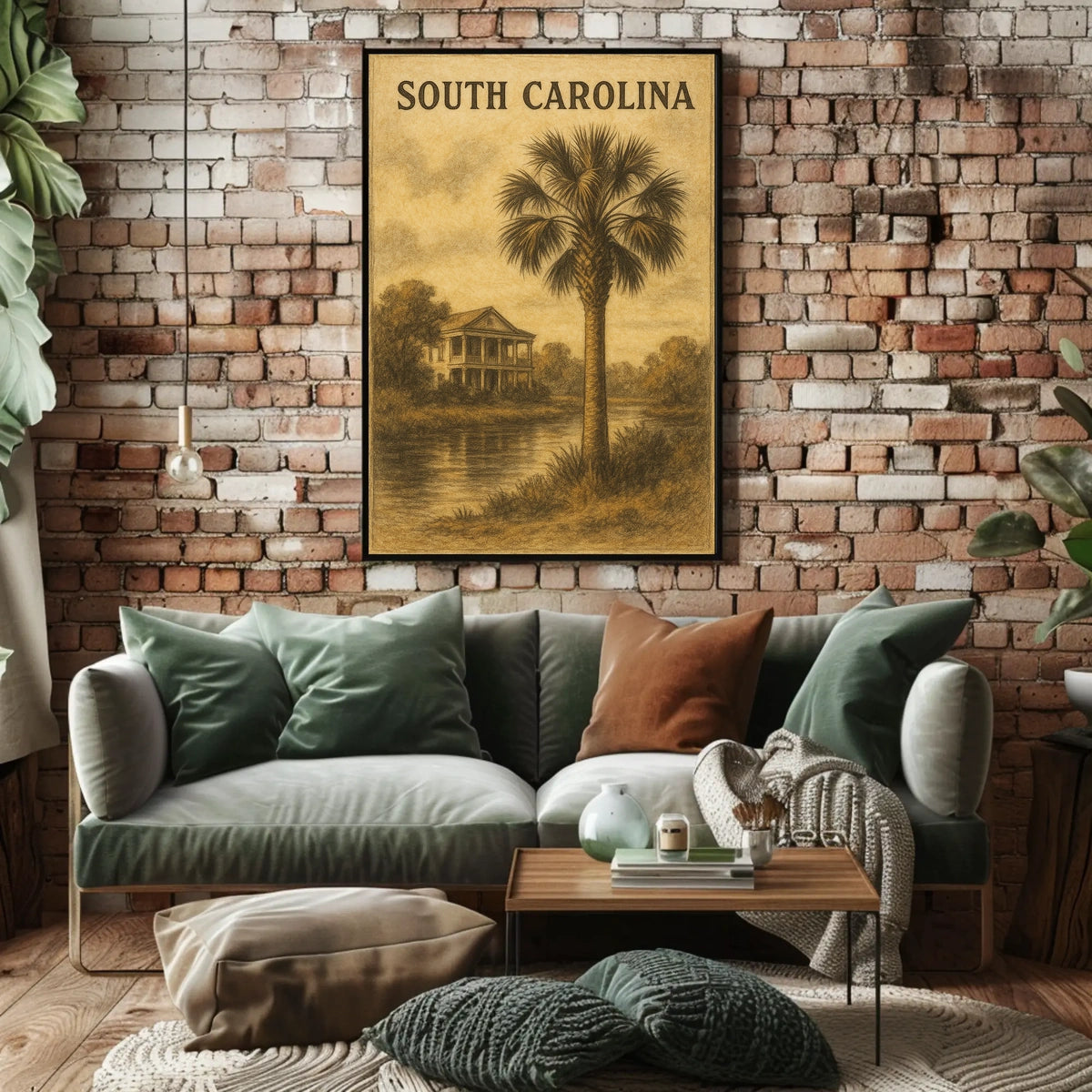 South Carolina Serenity Coastal Charm Decor Lovers Poster