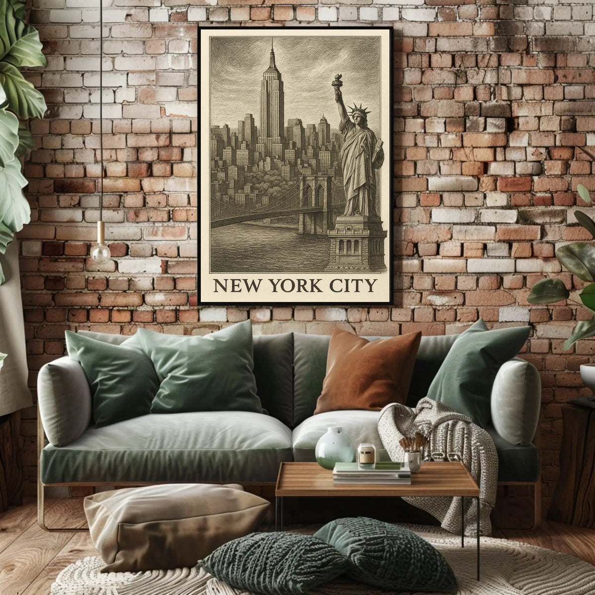 Iconic Landmarks of New York City Poster