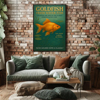 Goldfish Fresh Water Elegance Poster