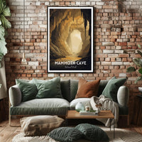 Mammoth Cave National Park Vintage Poster