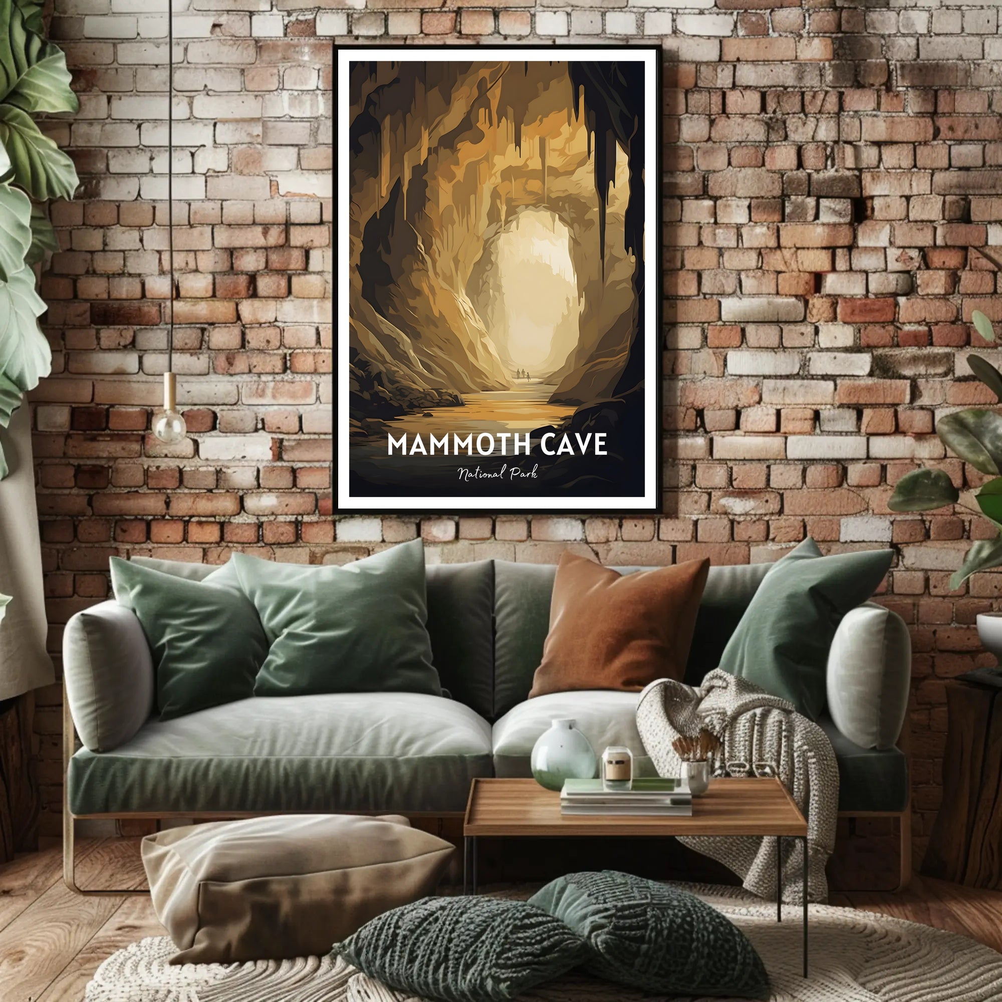 Mammoth Cave National Park Vintage Poster