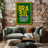 Celebrating Brazil Poster PosterGoat