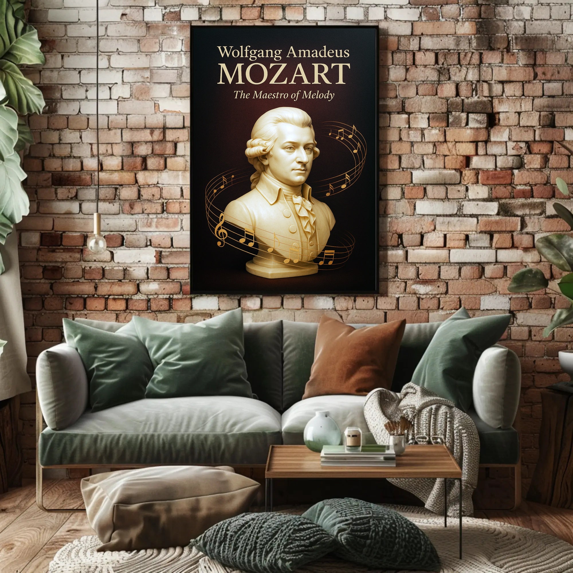 Wolfgang Amadeus Mozart The Maestro of Melody Poster PosterGoat